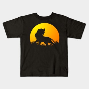 The lion sun Kids T-Shirt